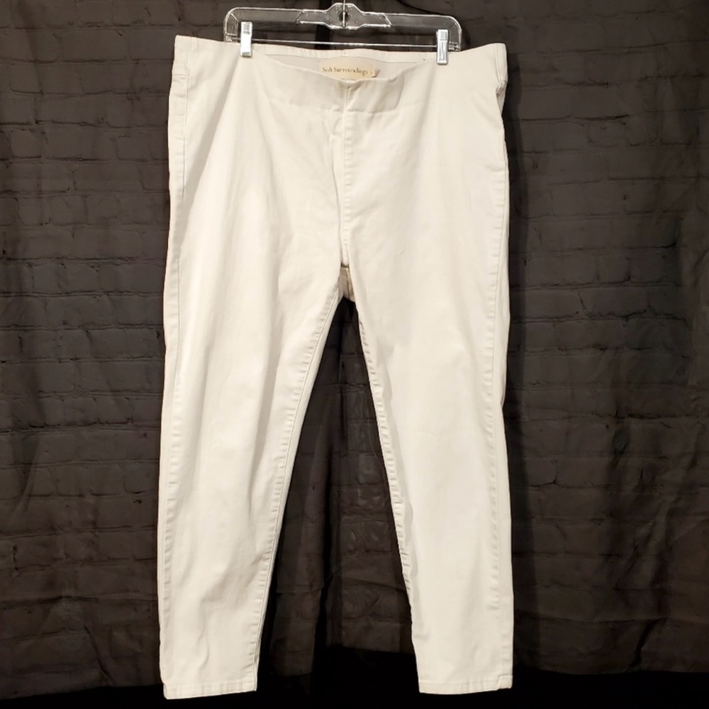 Soft Surroundings Denim Pull On Skinny Jeans Size 1X